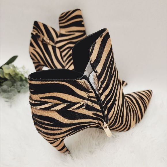 NEW Sam Edelmen Zebra print boots - Picture 6 of 14